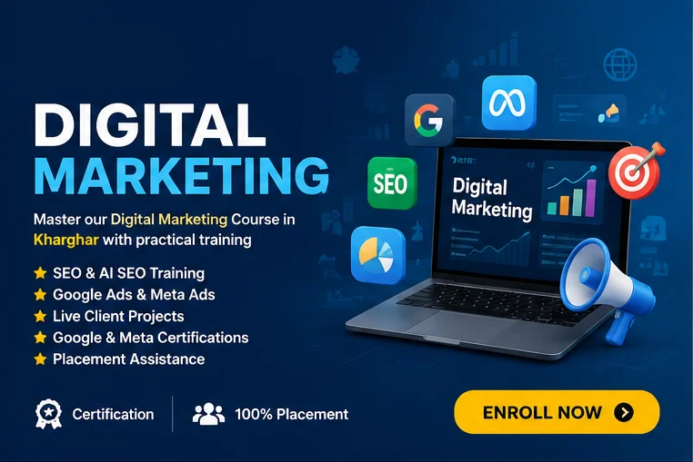 Digital Marketing Course in Kharghar with AI, SEO and live practical training