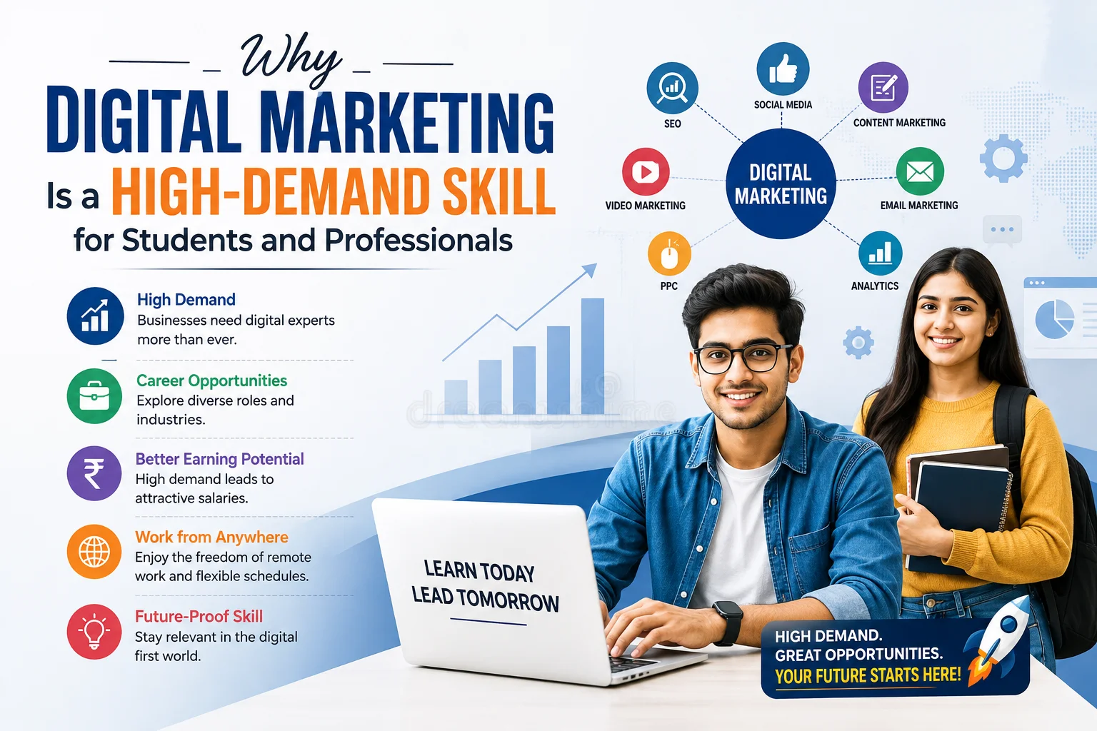 Why Digital Marketing Is a High-Demand Skill for Students and Professionals