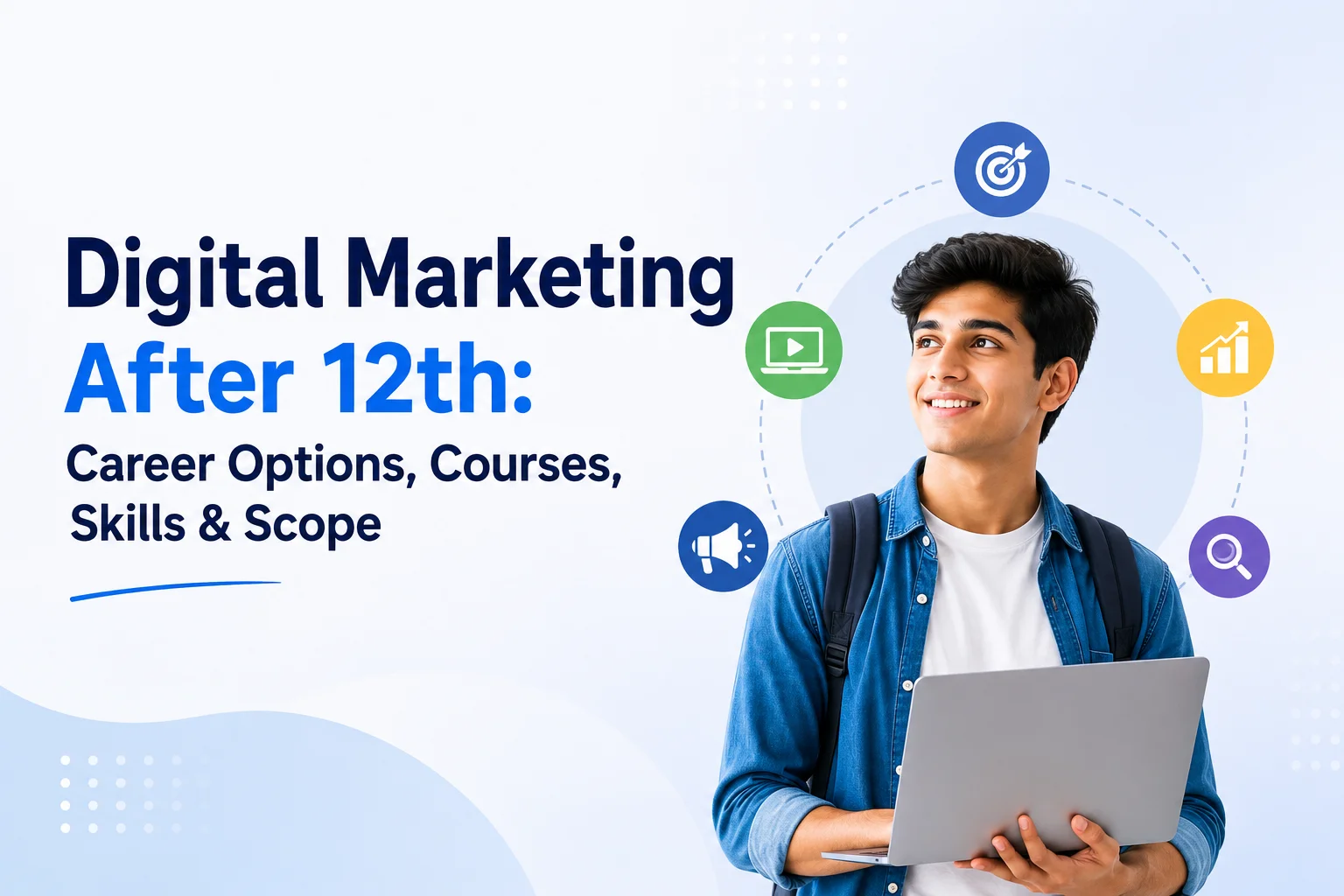Digital Marketing After 12th: Career Options, Courses, Skills & Scope
