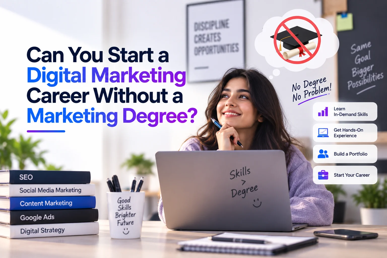Can You Start a Digital Marketing Career Without a Marketing Degree?